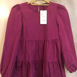 Voluminous Taffetta dress